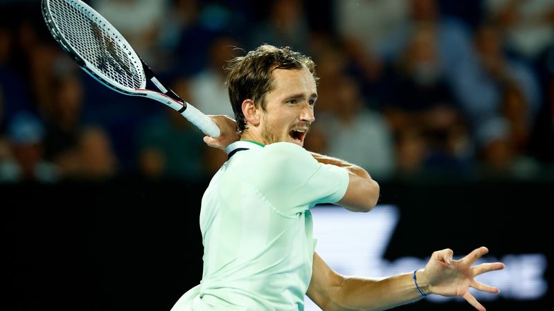 'Tsitsipas sick to his shoes' - Medvedev wins thrilling opening set