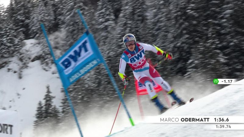 Marco Odermatt s-a impus entuziasmant, în fața propriilor fani, în slalomul uriaș de la Adelboden