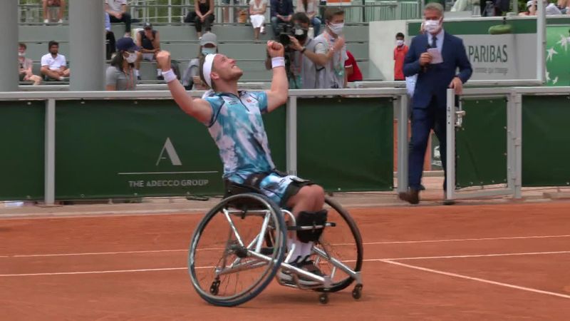 Britain's Hewett wins wheelchair singles title at Roland Garros