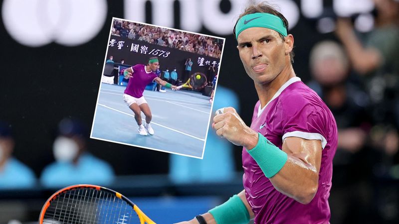 'What a shot!' - Nadal wins incredible 40-shot rally with outrageous slice