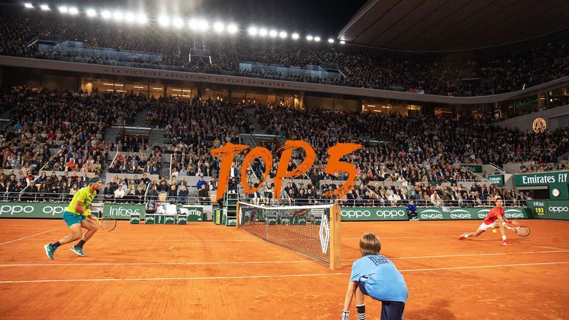 Top 5 shots from Nadal's incredible victory over Djokovic in French Open quarter-final