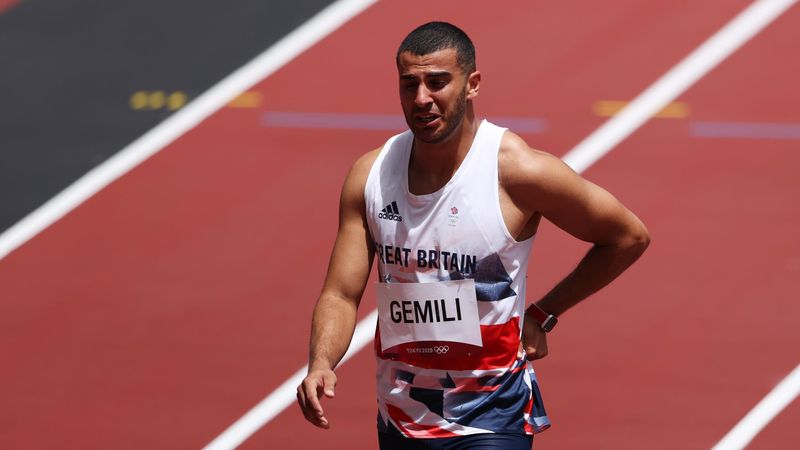 ‘He just fell out of the blocks!’ – Watch the heart-breaking moment Gemili pulled up injured