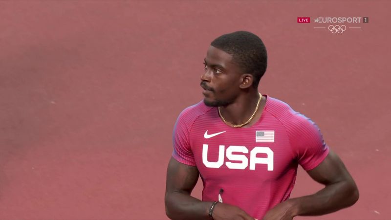 'Goodness me!' - Huge scare for 100m favourite Bromell in heats