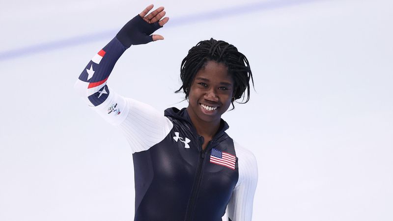 'Absolutely wonderful!' - Jackson seals stunning gold in 500m speed skating
