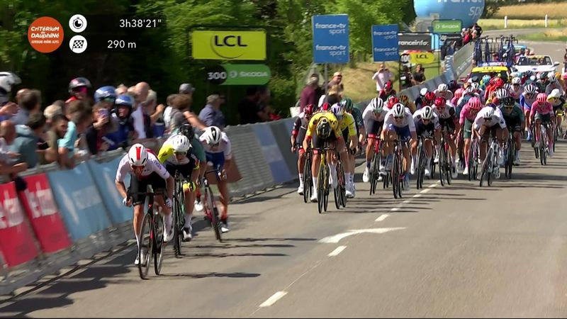 ‘Breathless stuff’ - Van Aert holds off Meeus to win Stage 5 of Criterium du Dauphine