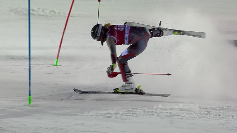 Wereldbeker | Slalom in Levi blijkt Tviberg te machtig getuige deze valpartij