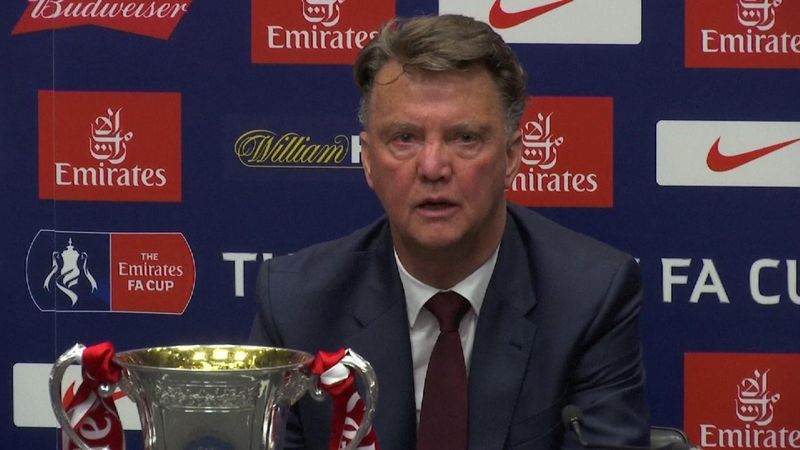 Van Gaal: I'm proud to be the first United manager to win a trophy since Fergie