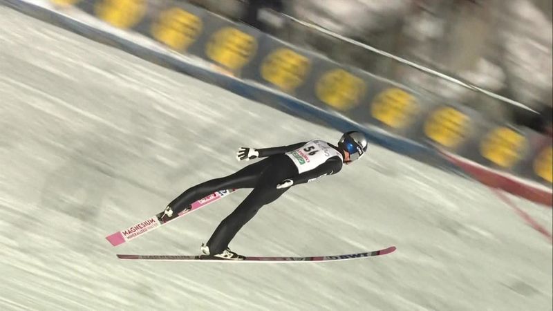 Sapporo : Ski Jumping Qualifying: Ryoyu Kobayashi's first place