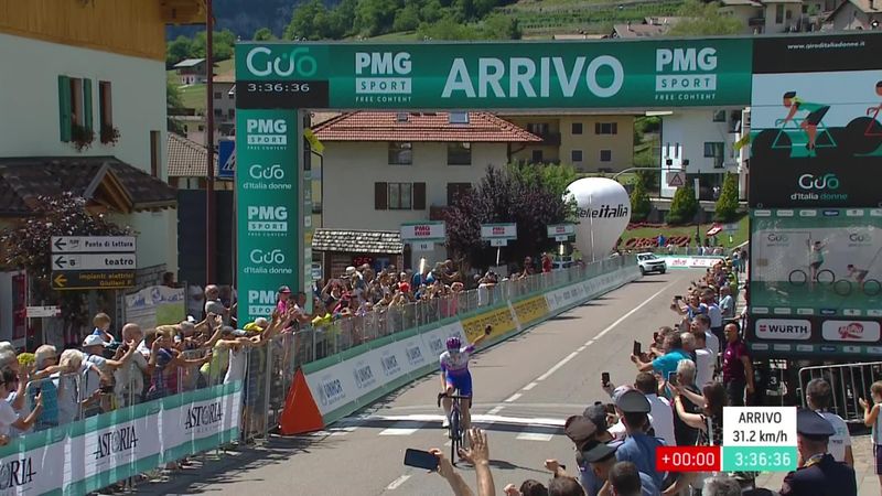Giro Donne | Kristen Faulkner wint negende etappe na machtige solo, Cavalli wint tijd