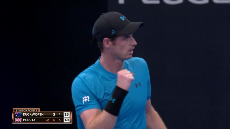 'Up and running' - Murray wins comeback match in Brisbane