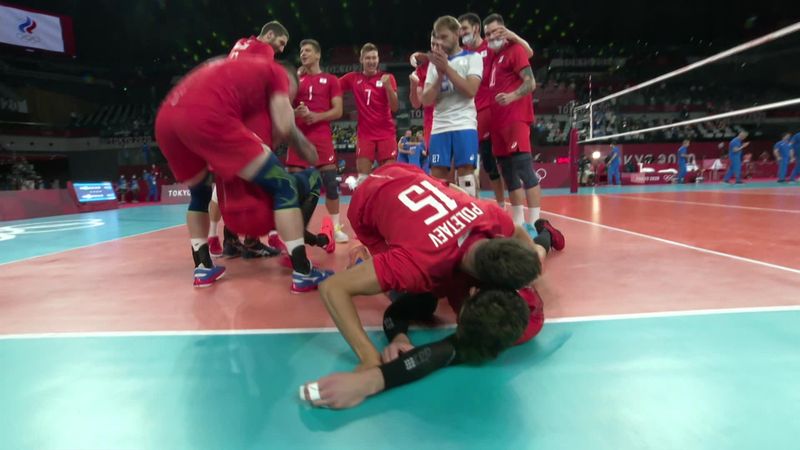 Tokio 2020 - ROC vs Brazil - Volleyball Men's Semifinal – Momentos destacados de los Juegos