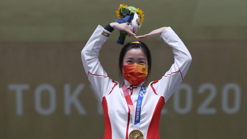 China's Yang Qian seals first gold of Tokyo 2020