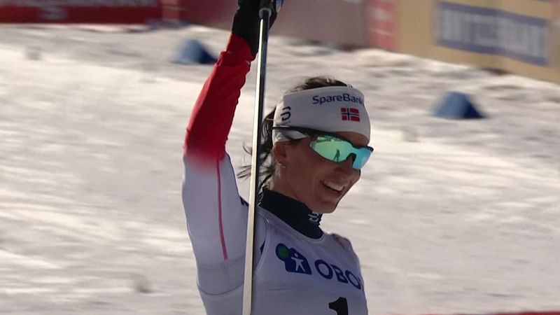 Bjoergen turns on the power to win 10km in Falun