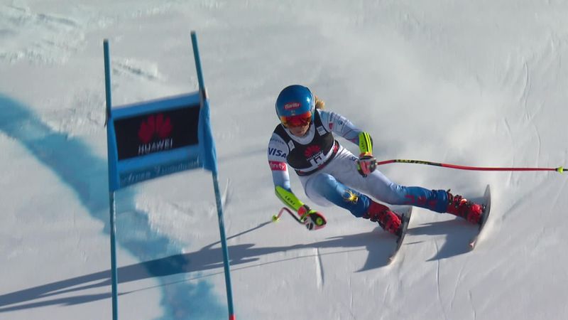 'Shiffrin means business' - American storms into second in Lenzerheide super-G