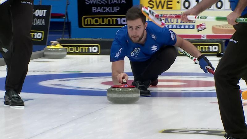 ‘Goodness me!’ – Italian curler takes out three stones in one shot