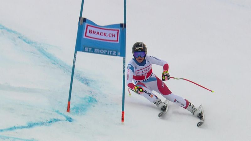 Lara Gut-Behrami a câştigat proba de Super-G de la St. Moritz, în Cupa Mondială de schi alpin