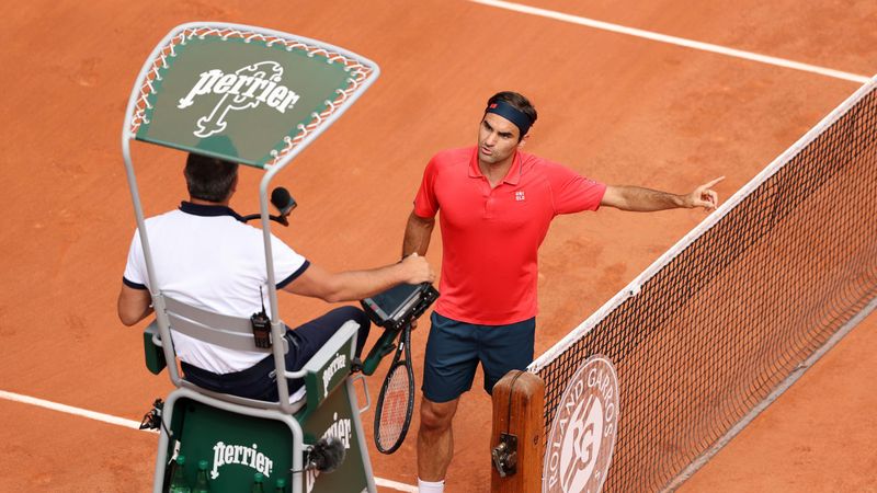 Federer explica su discusión con el juez de silla: "No sabía qué pasaba"