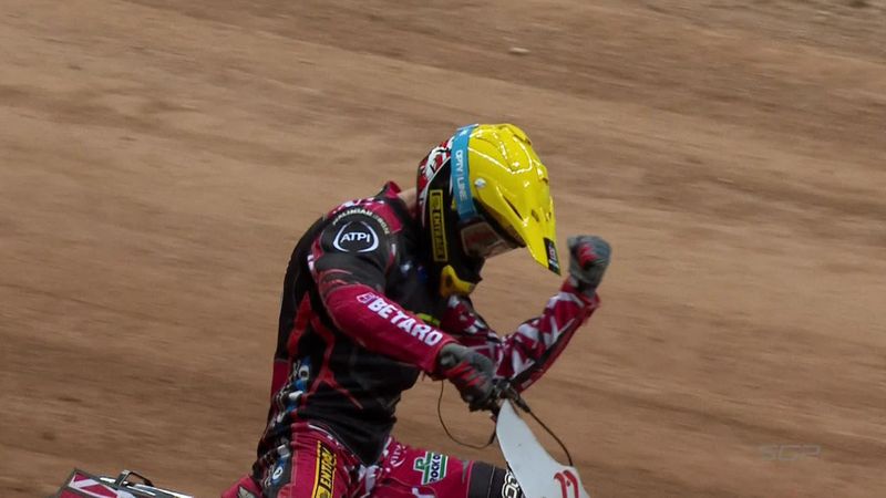 Speedway GP Warsaw highlights as Fricke takes victory on eventful night