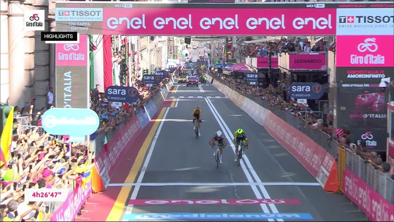 Rezumatul etapei a 12-a din Giro, câștigată de italianul Stefano Oldani