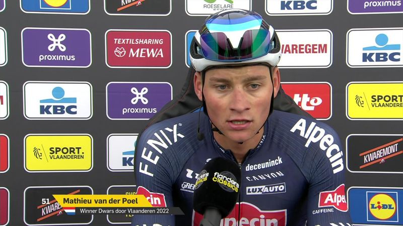 van der Poel: "Non ero il più forte, ma nel finale sono stato perfetto"