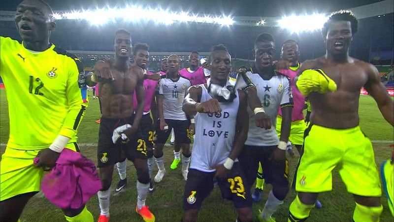 Ghana squad perform brilliant dance after ousting DR Congo