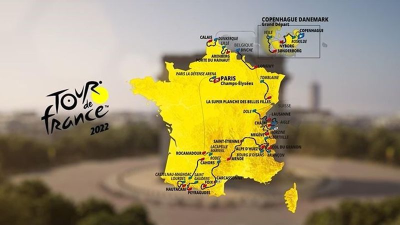 Un départ au Danemark, des pavés, l'Alpe d'Huez... La carte du Tour de France 2022 décryptée en 3D
