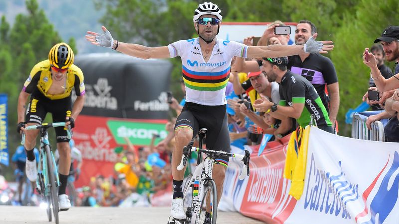 Vuelta a España 2019 (7ª etapa): Victoria de campeón de Valverde para presentar su candidatura