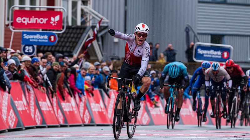 Zingle wins uphill Stage 1 sprint finish at Arctic Race of Norway