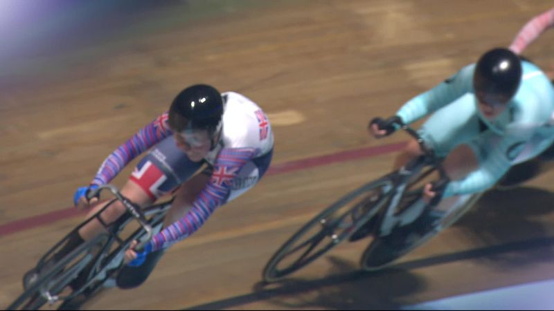 Lewis leads Archibald home after crash in scratch race