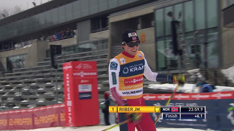 Oslo :  Individual 10KM men : winner Riiber