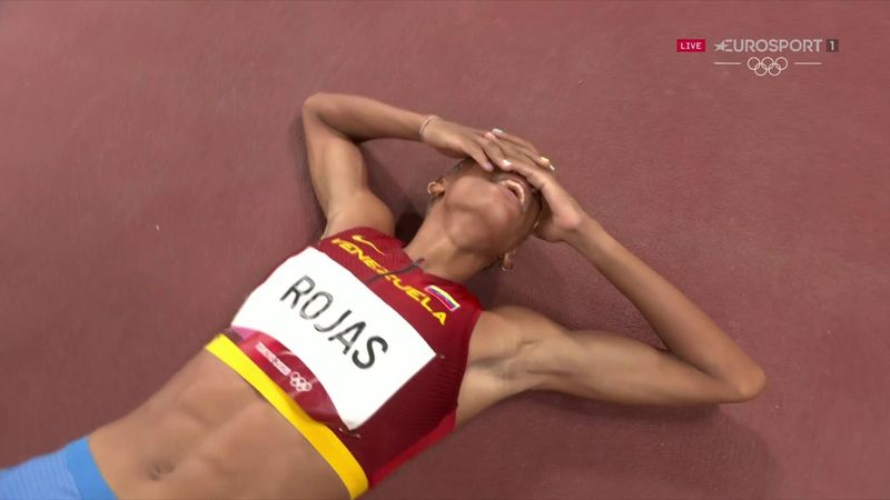 'Magnificent!' - Rojas breaks triple jump world record with incredible gold