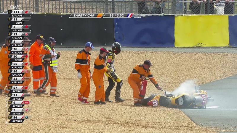 Crash, flames and safety car in dramatic finale!