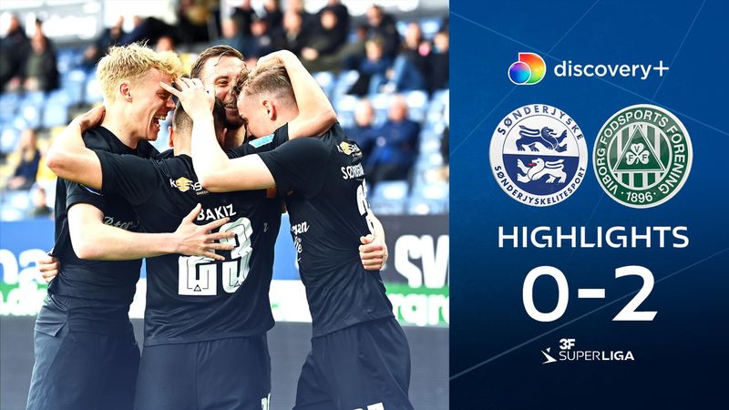 Highlights: Viborg klar til Europa-playoffs efter sikker sejr over SønderjyskE