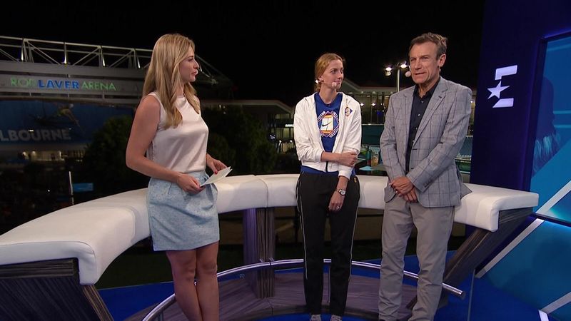 Kvitova Joins Eurosport In The Game Schett And Mats Studio To Discuss Her Amazing Form Tennis Video Eurosport