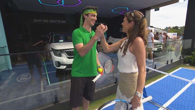 Time for some tricks - Annabel Croft meets a tennis freestyler