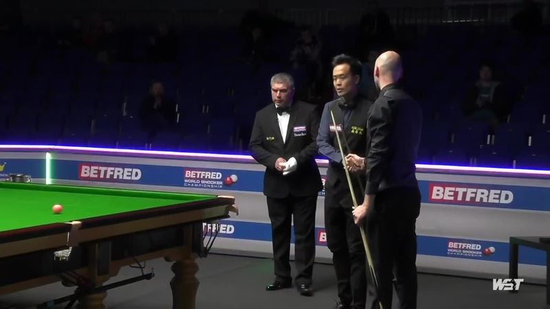 Burns edges out Fu in tense World Championship qualifier