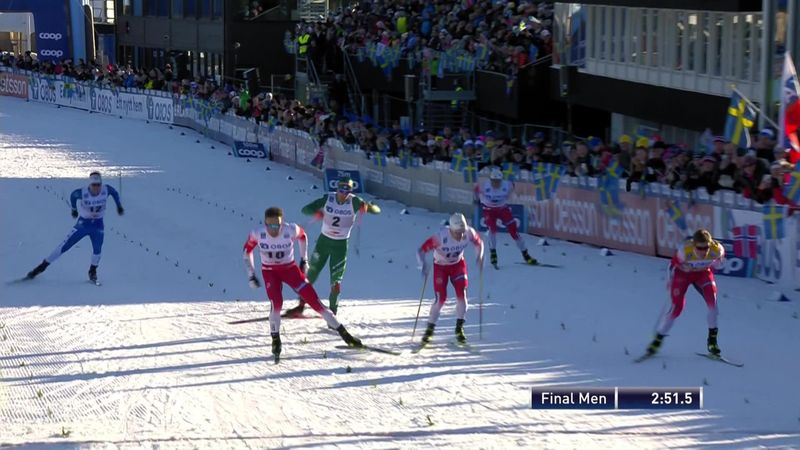 Klaebo claims World Cup sprint win in Falun