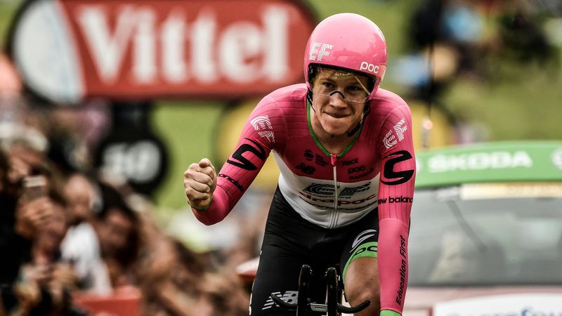 Taglia il traguardo Lawson Craddock, l'eroe del Tour de France 2018