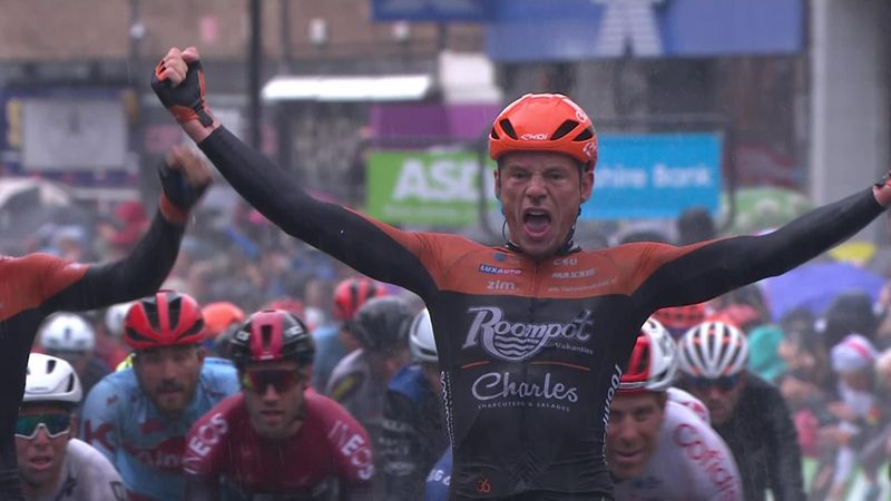 Asselman holds off charging bunch to win opening stage of Tour de Yorkshire