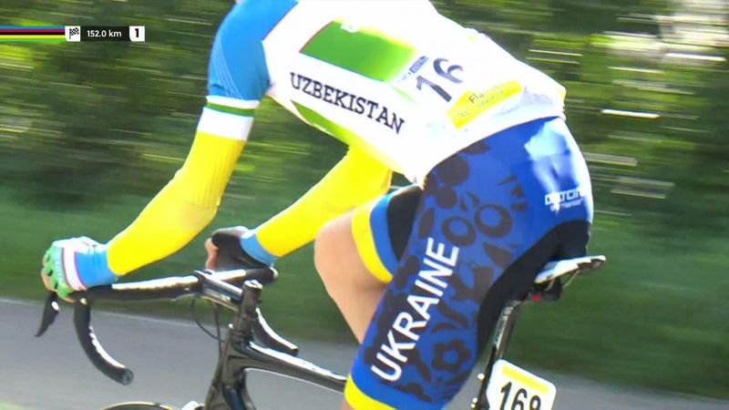 Узбекский гонщик наяривал на пидали в велосипедках Украины