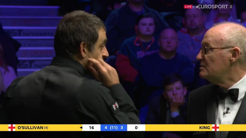 O’Sullivan declares foul on himself as referee thanks him in UK Championship match