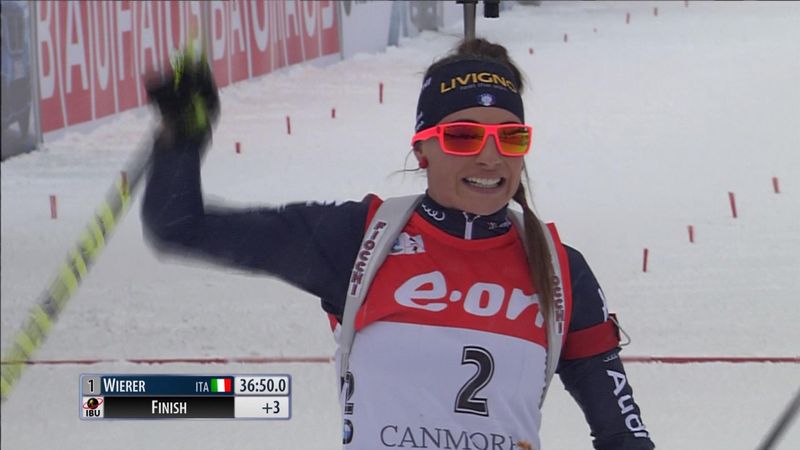 Wierer wins Canmore biathlon