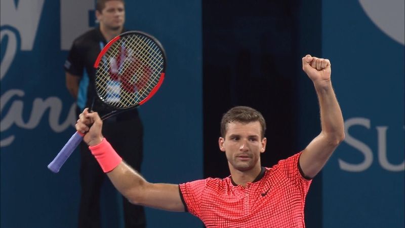 ATP Brisbane: Grigor Dimitrov - Kei Nishikori (Özet)