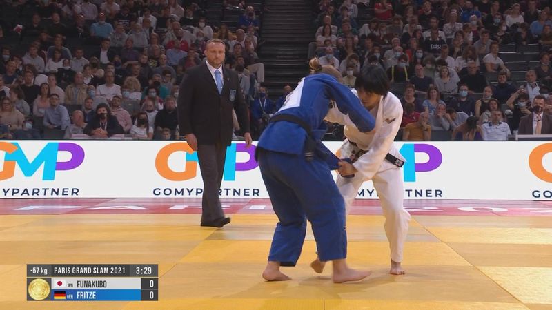 Paris Grand Slam, l'Ippon di Funakubo vale l'oro nei -57kg
