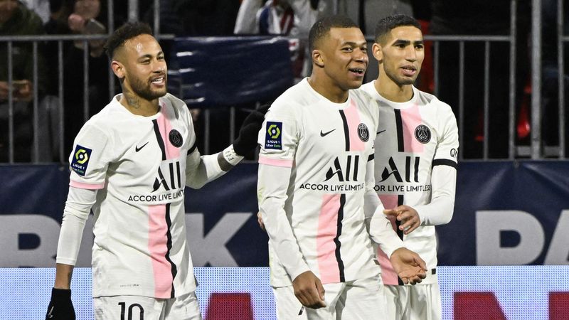 Resumen Clermont-PSG: Mbappé y Neymar se divierten a base de goles (1-6)