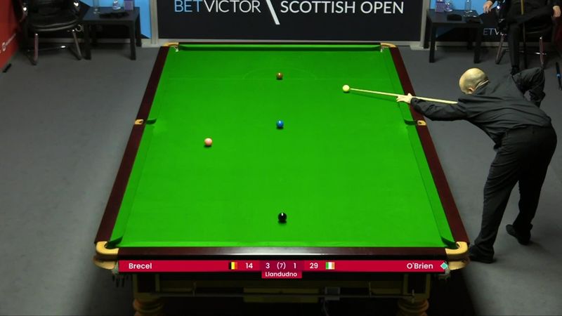Scottish Open | Brecel meldt zich met klinkende cijfers in de kwartfinales