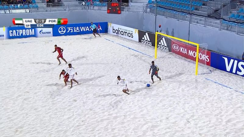 Mondiali Beach Soccer, Emirati Arabi-Portogallo 1-2: gli highlights