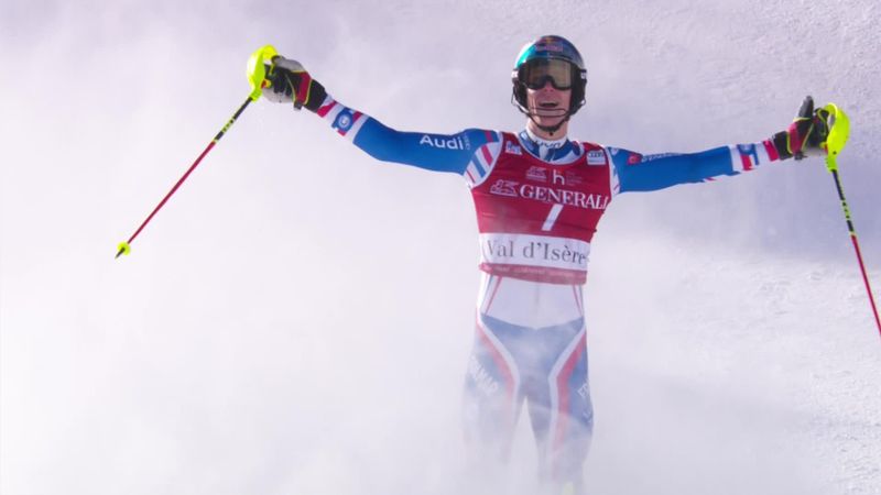 Val d’Isère | Noël wint na duizelingwekkend snelle tweede run op de slalom