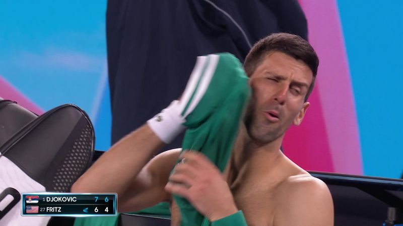 'Let's go Rafa' - Djokovic heckled by fans on Rod Laver