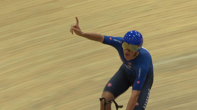 Jonathan Milan logra el primer oro para Italia en persecución individual
